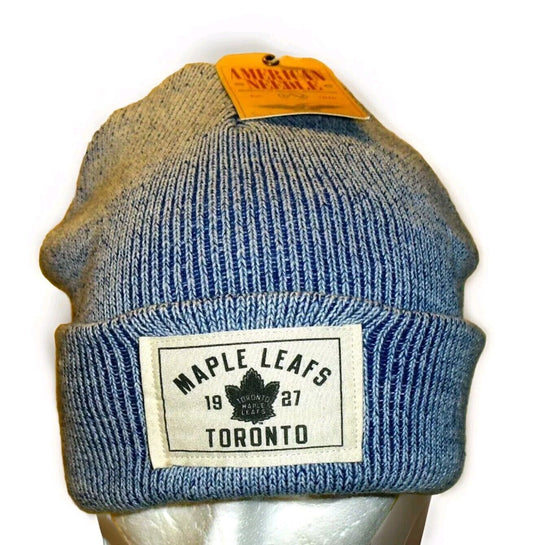 Toronto Maple Leafs Mens Cuff 1927 Logo Beanie Winter Hat Cap New Tags Nhl