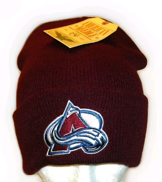 Colorado Avalanche American Needle Cuff Adult Beanie Winter Hat Cap New Nhl