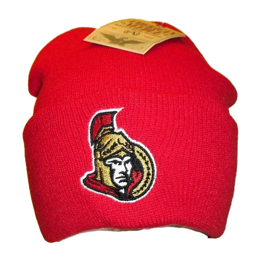 Ottawa Senators American Needle Mens Cuffed Red Beanie Winter Hat Cap New Nhl