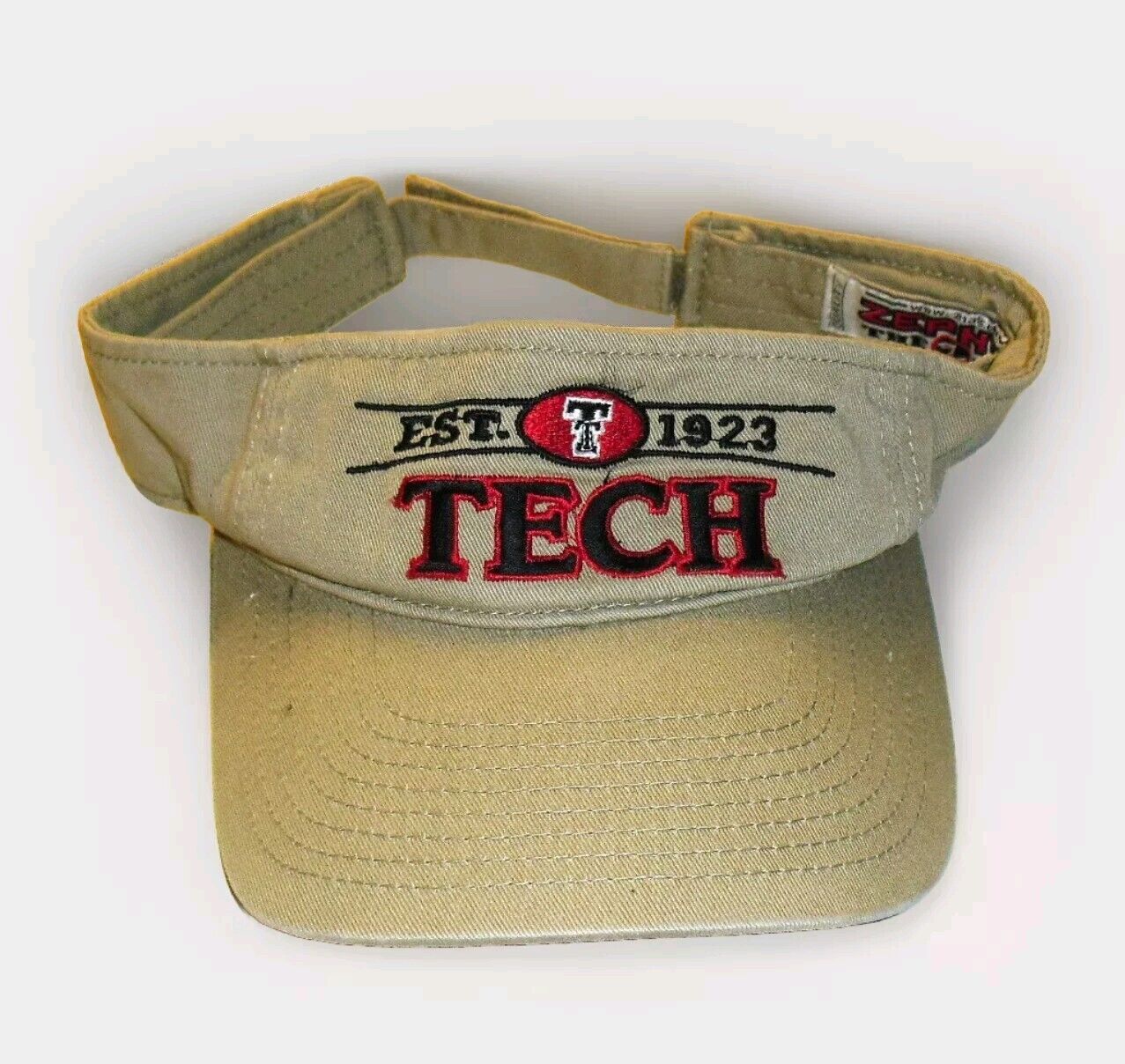 Texas Tech Red Raiders Established 1923 Logo Mens Zephyr Visor hat cap New Ncaa