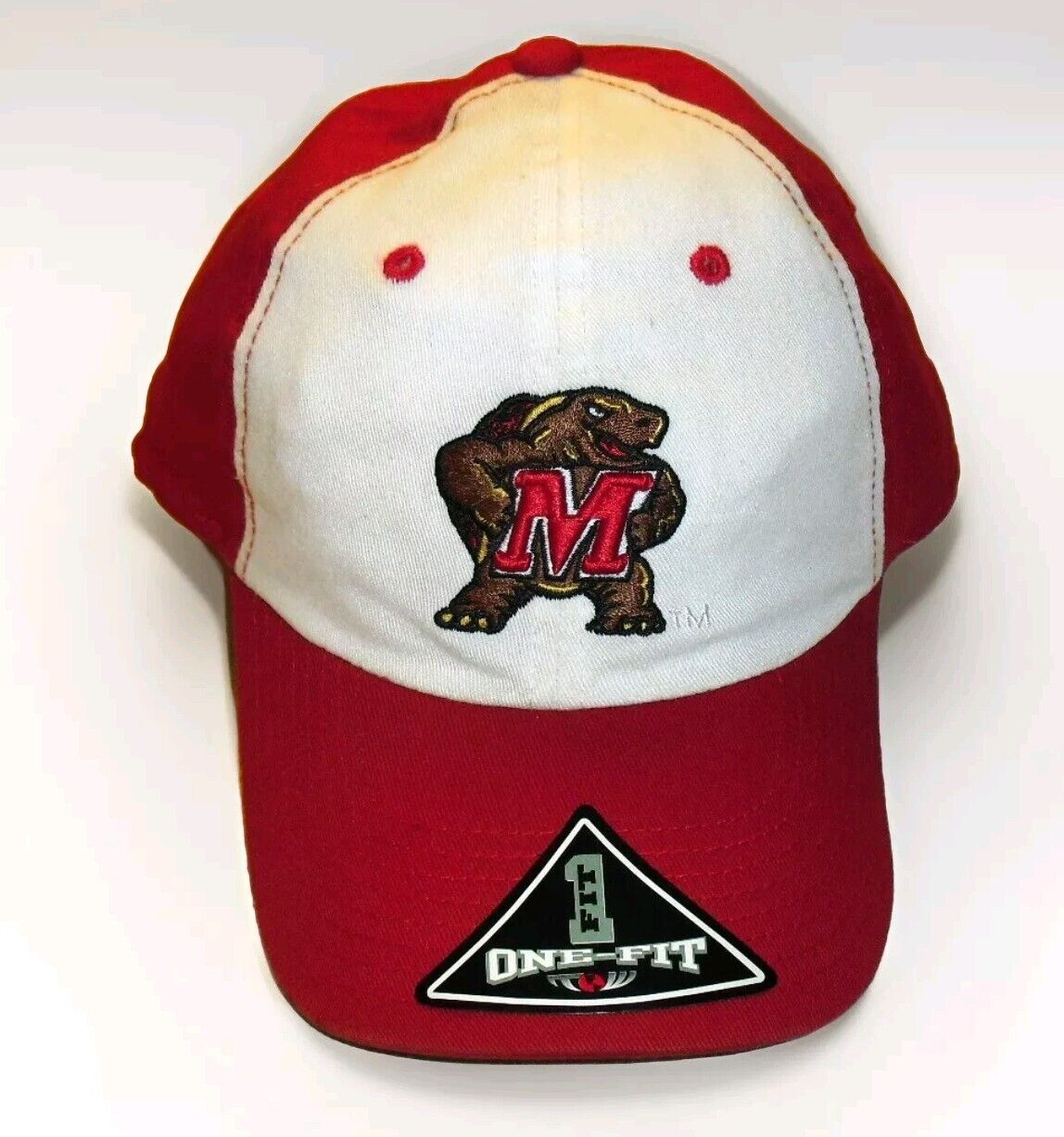 Maryland Terps Mens Top of the World Stretch Fit One Fit hat cap New Ncaa