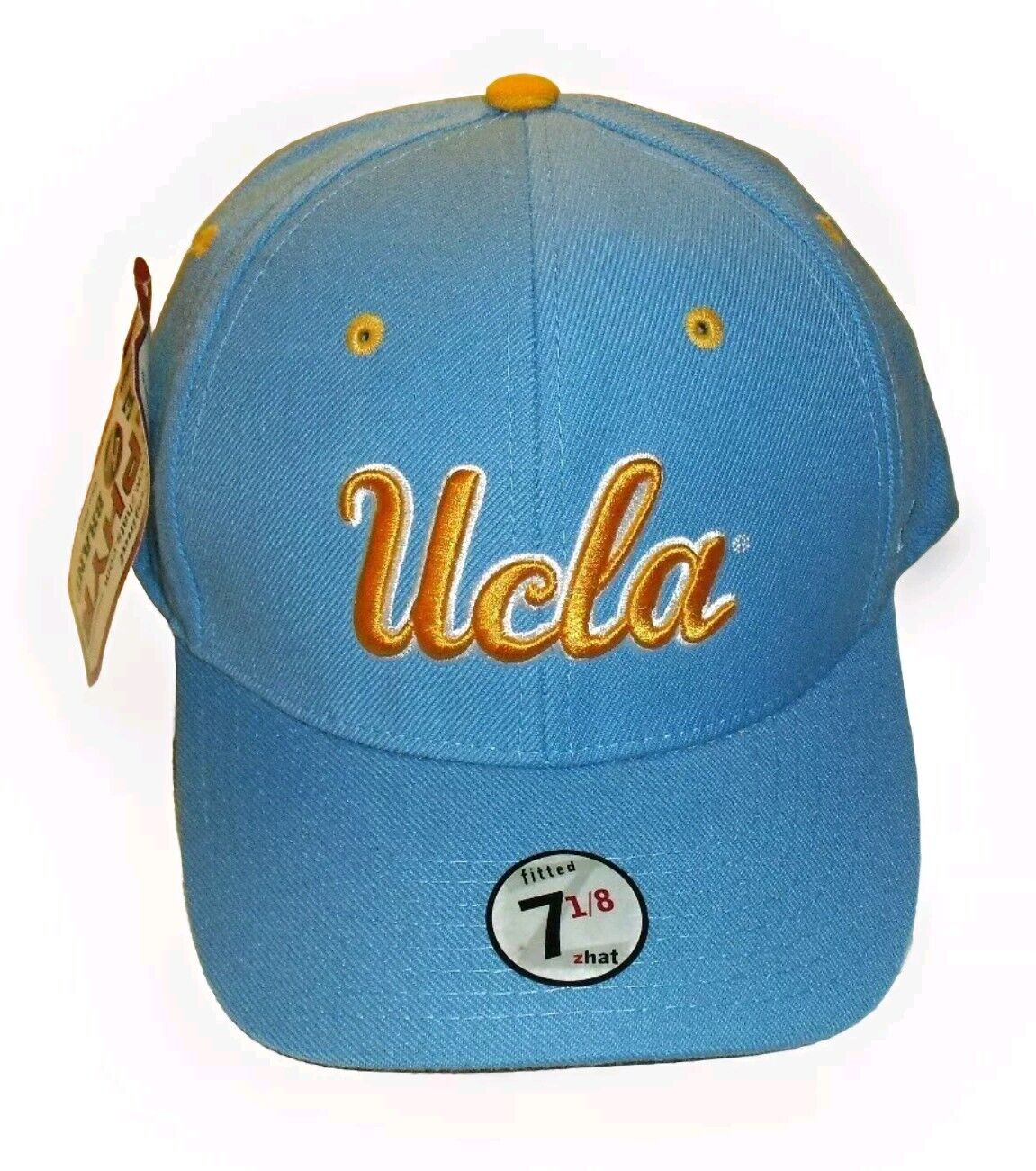 Ucla Bruins University Mens Zephyr Fitted hat cap sz. 7 1/8 New Tags Ncaa