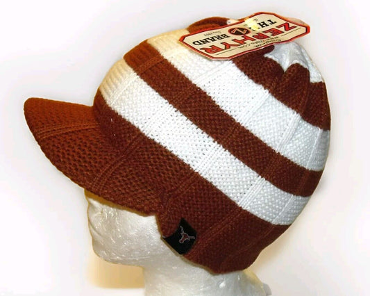 Texas Longhorns University Adult Mens Zephyr Bill Beanie Winter Hat Cap New Ncaa