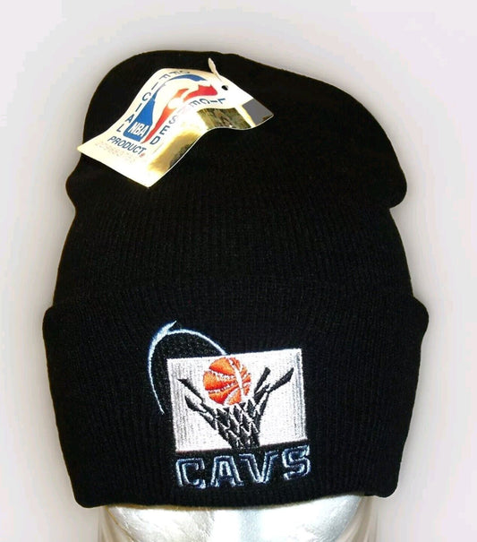 Cleveland Cavaliers Vintage 90s Logo 7 Mens Beanie Winter Hat Cap New Tags Nba