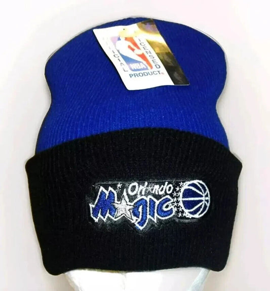 Orlando Magic Mens Adult Vintage 90s Cuffed Beanie Winter Hat Cap New tags Nba