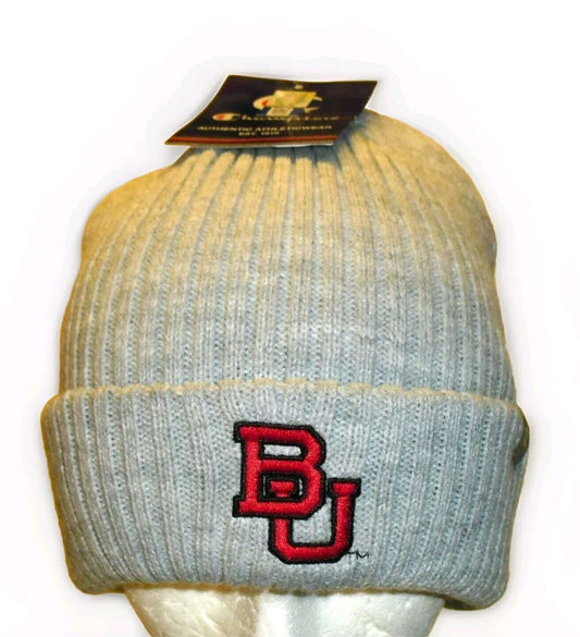 Boston Terriers University Mens Winter hat cap Cuffed Beanie Champion New Tags