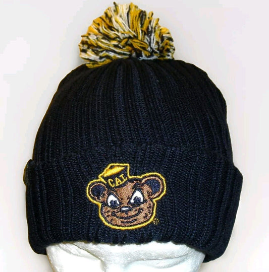 Cal Bears University Under Armour Mens Adult Winter Hat Cap Pom Beanie New