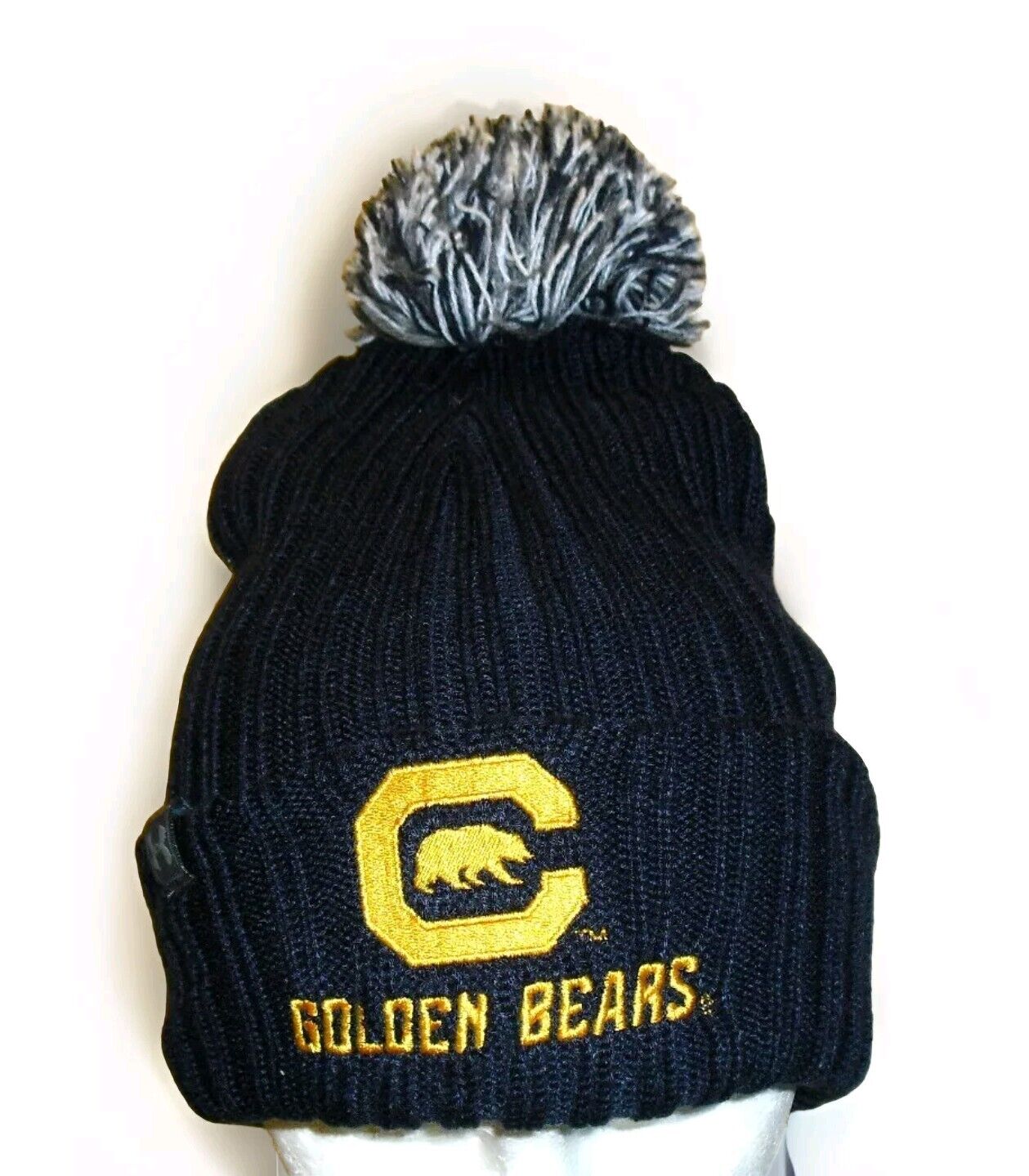 Cal Golden Bears University Under Armour Mens Adult Winter Hat Pom Beanie New