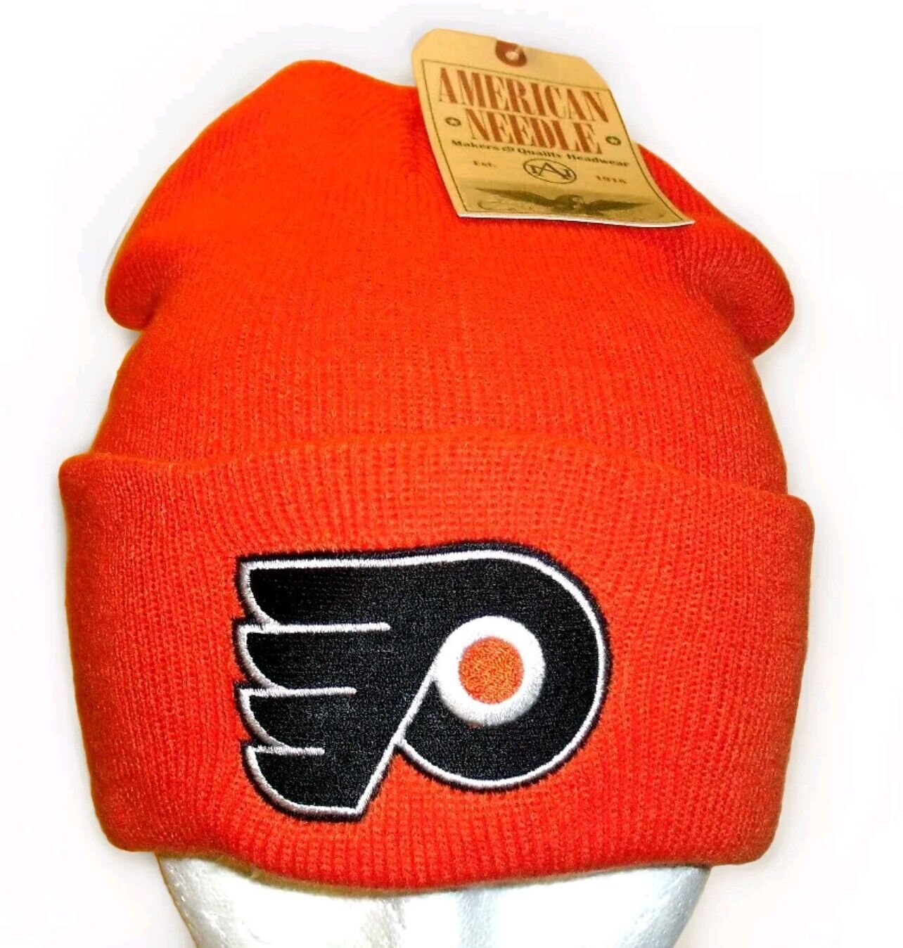 Philadelphia Flyers Mens American Needle Cuff Beanie Pom Winter Hat Cap New Tags