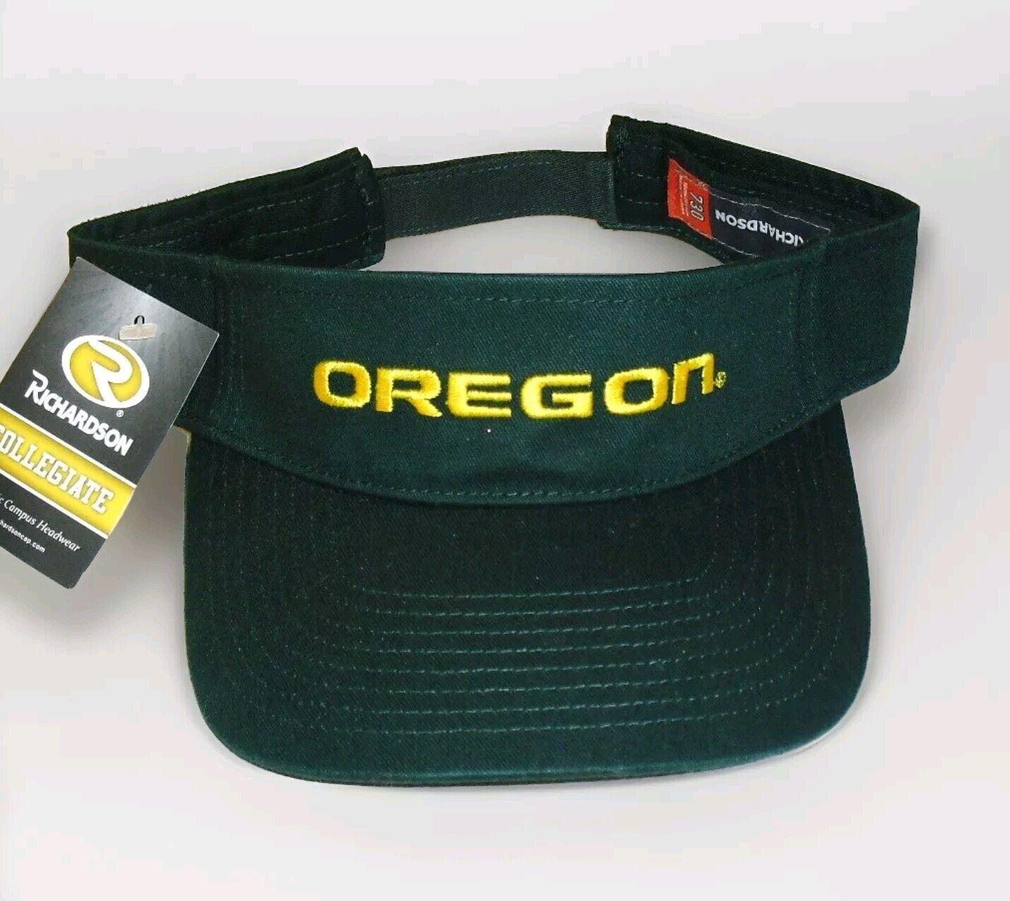 Oregon Ducks University Mens Adult Green Visor hat Cap New Ncaa