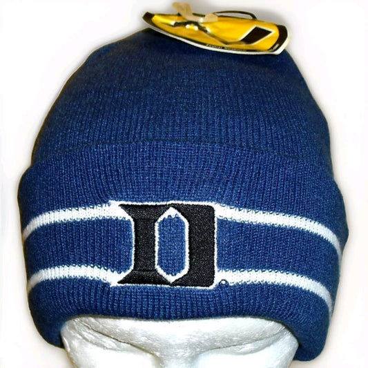 Duke Blue Devils Mens Zephyr Cuffed Beanie Blue Winter Hat Cap New Tags Ncaa