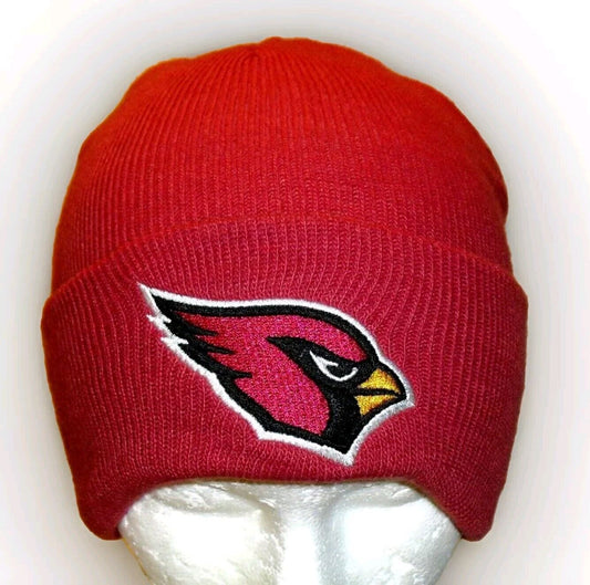 Arizona Cardinals Mens Adult Cuffed Cuff Beanie Winter Hat Cap New Nfl Tags