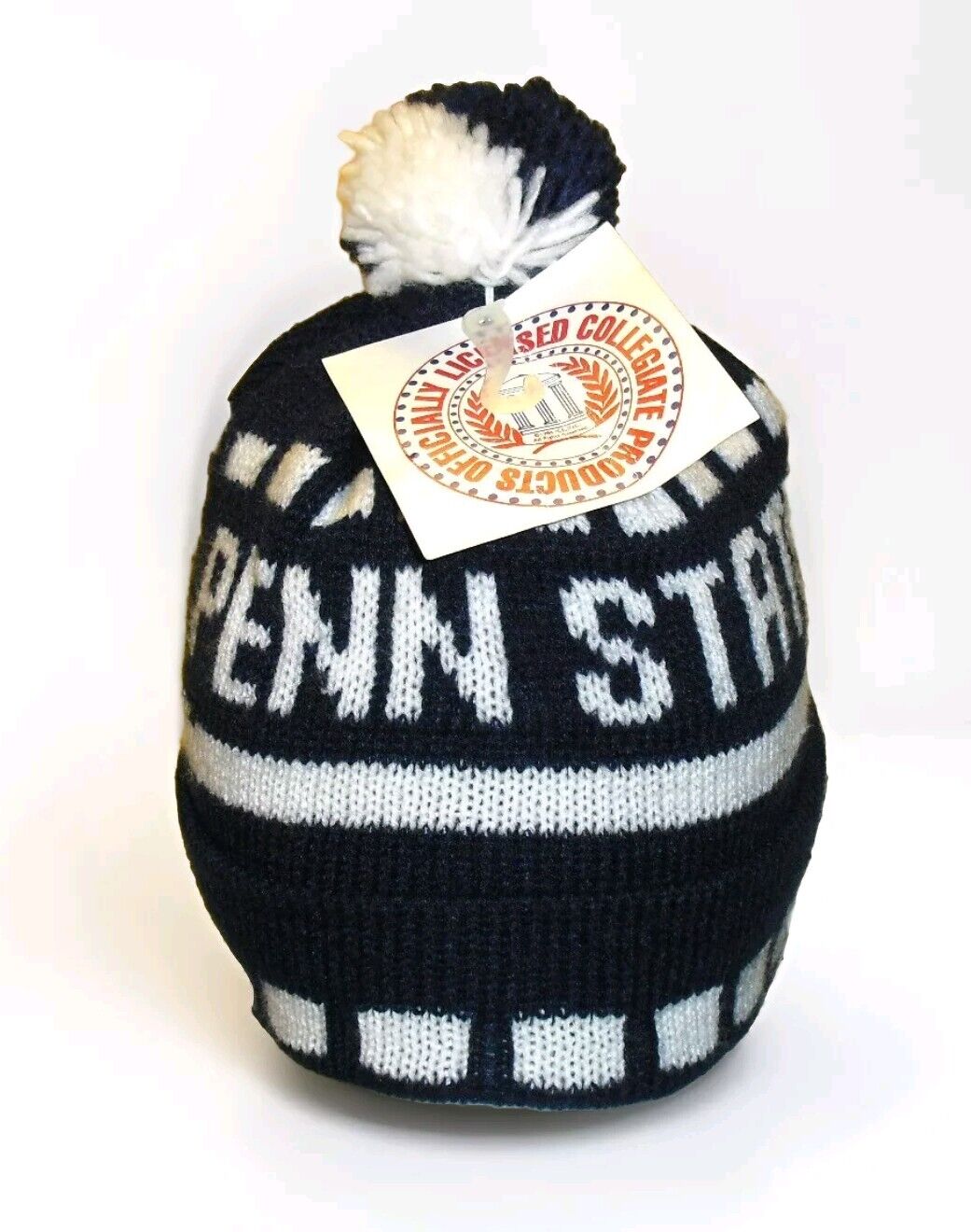 Penn State Nittany Lions 90s Vintage Logo 7 Mens Cuffed Beanie Winter Hat New