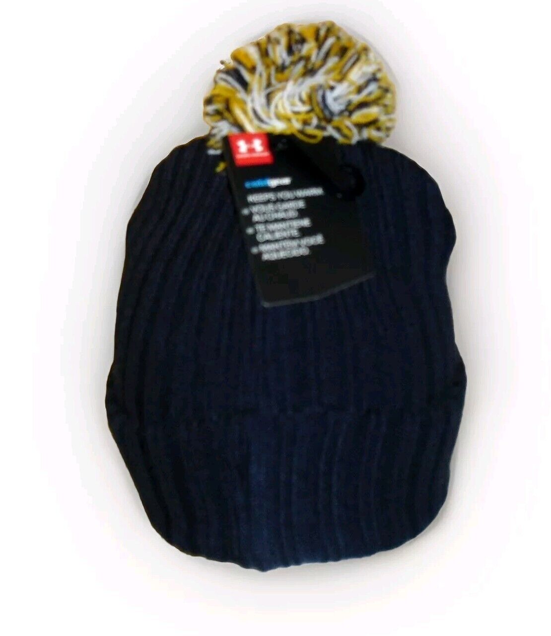 Cal Bears University Under Armour Mens Adult Winter Hat Cap Pom Beanie New