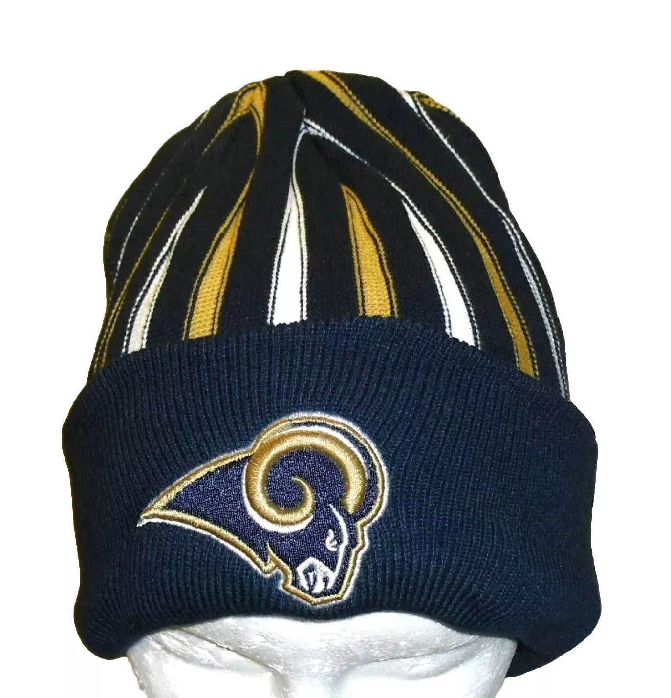 Los Angeles Rams Reebok Mens Adult Cuff Cuffed Beanie Winter Hat Cap New Nfl