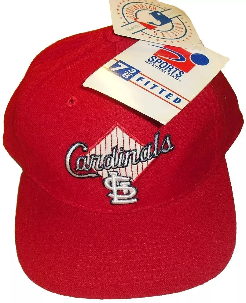 St Louis Cardinals 90s Sports Specialties fitted hat sz. 7 3/8 Ozzie Smith years New Mlb