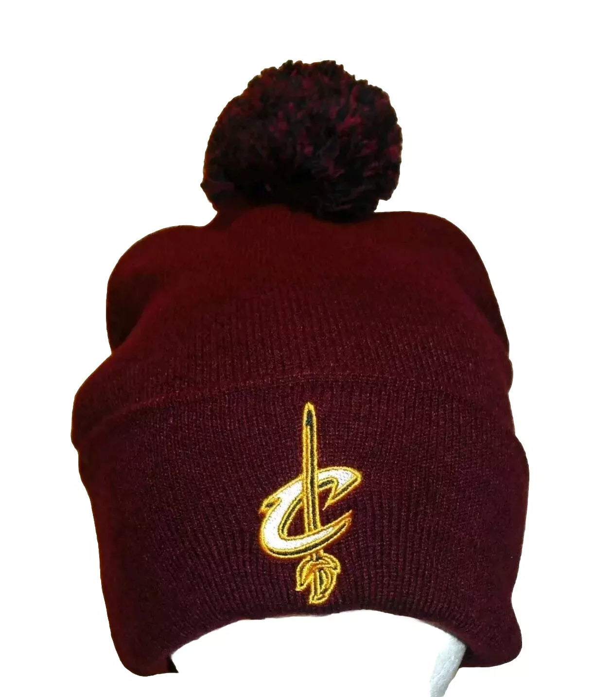 Cleveland Cavaliers Mens Adult Beanie Pom Winter Hat Cap New Nba