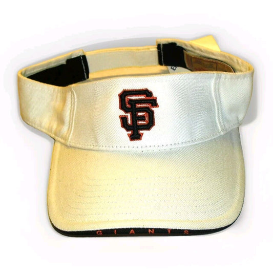 San Francisco Giants Mens Adult White Visor Hat Cap New Tags Mlb