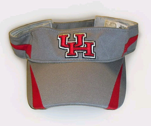 Houston Cougars University Mens Adult Grey Visor hat cap New Ncaa