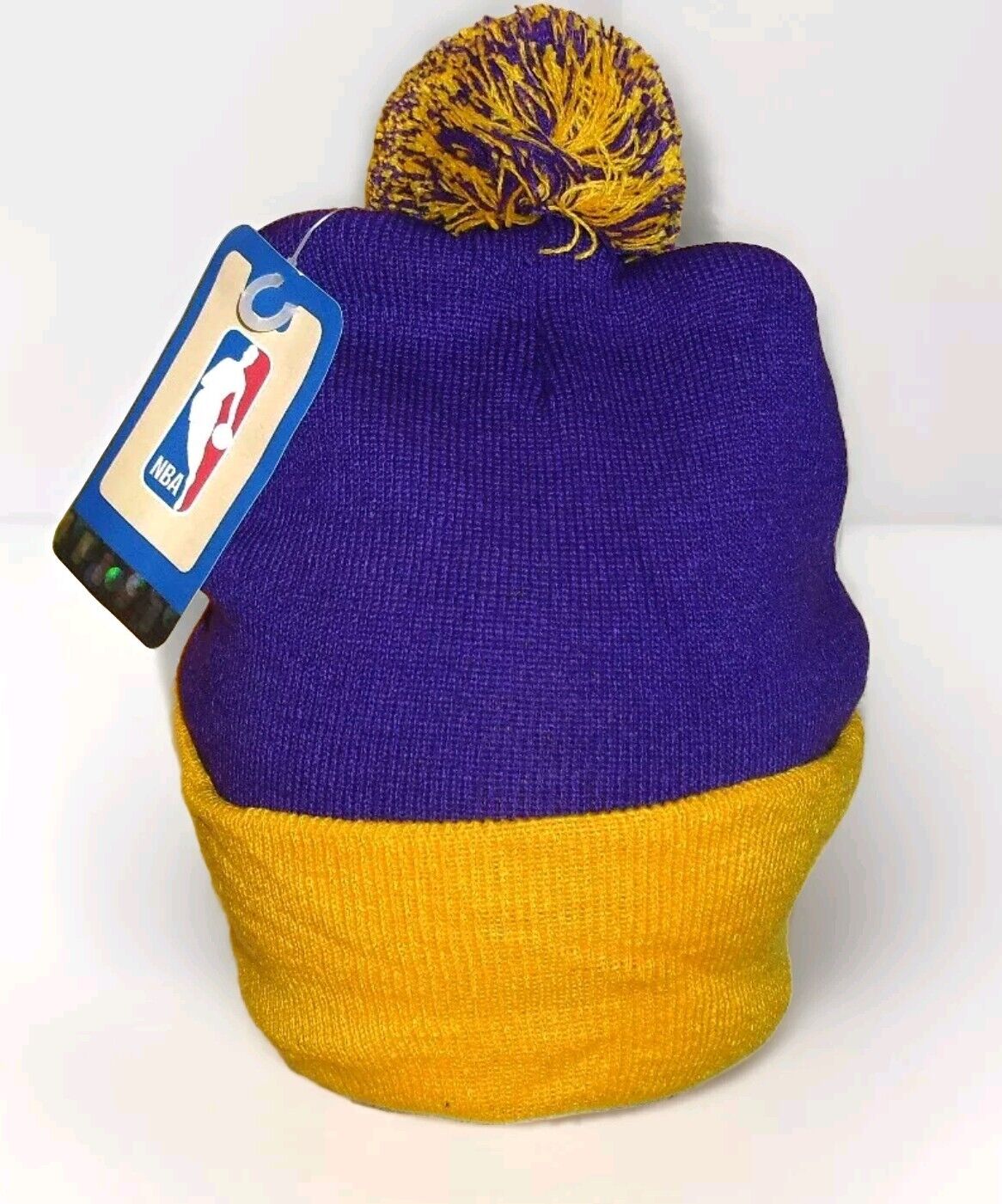 Los Angeles Lakers Mens Adult Beanie Pom Winter Hat Cap New Tags Nba