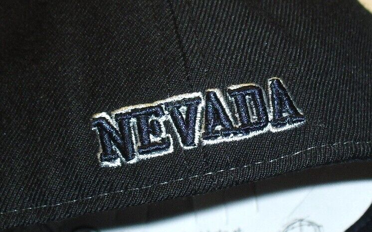 Nevada Wolf Pack University Mens Zephyr Fitted hat cap sz. 7 1/4 New Tags Ncaa