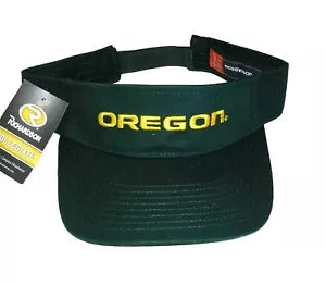 Oregon Ducks University Mens Adult Green Visor hat Cap New Ncaa