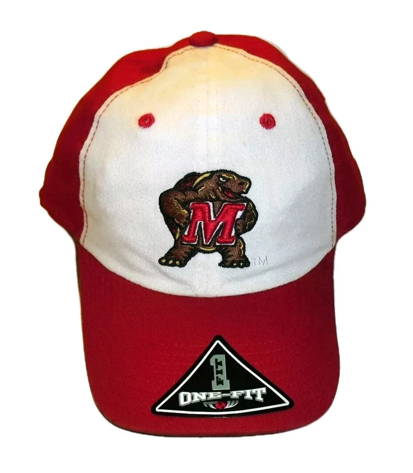 Maryland Terps Mens Top of the World Stretch Fit One Fit hat cap New Ncaa