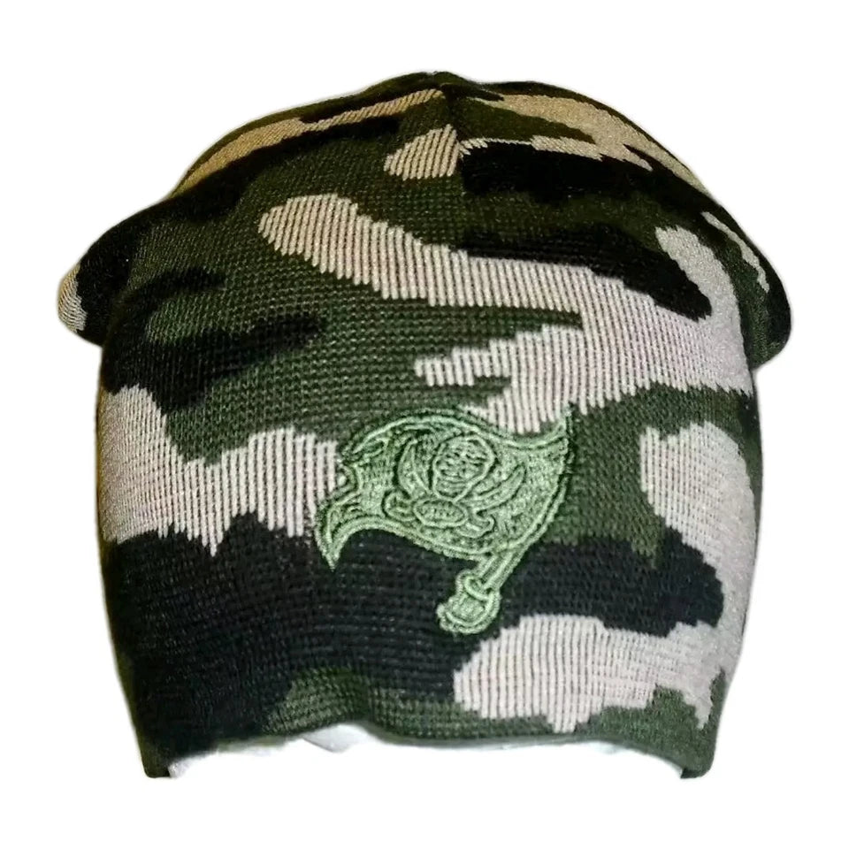 Tampa Bay Buccaneers Mens Adult Camo Camoflauge Beanie Winter Hat Cap New Nfl