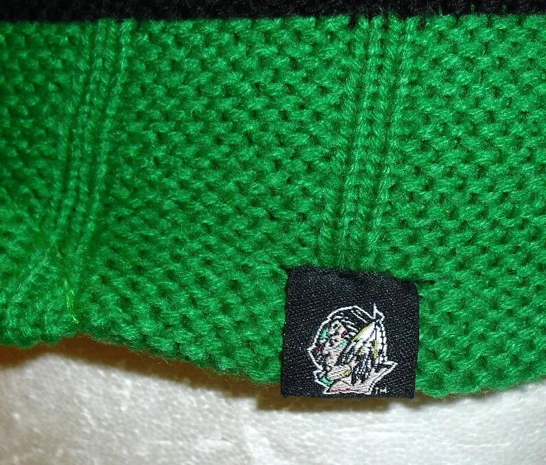 North Dakota Fighting Sioux Mens Zephyr Bill Beanie Winter Hat Cap New Ncaa