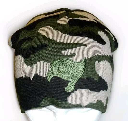 Tampa Bay Buccaneers Mens Adult Camo Camoflauge Beanie Winter Hat Cap New Nfl