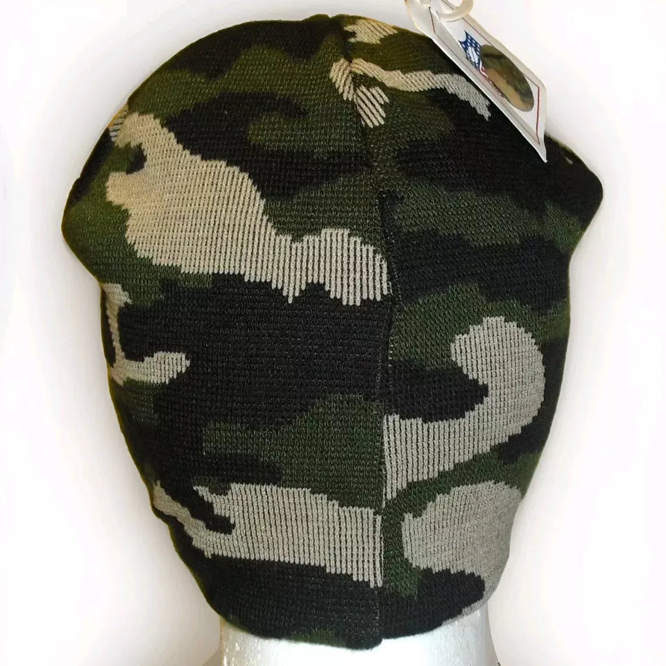 Tampa Bay Buccaneers Mens Adult Camo Camoflauge Beanie Winter Hat Cap New Nfl