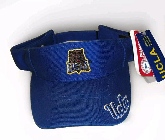 Ucla Bruins Bear Logo Mens Blue Visor Cap Hat Ncaa New Tags