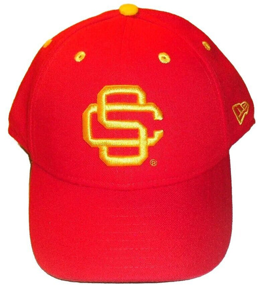 Usc Trojans Mens New Era Curved Bill Fitted hat Cap sz. 7 1/8 New Ncaa