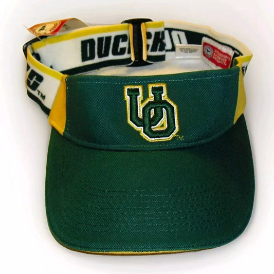 Oregon Ducks Mens Adult Vintage 90s Original Visor hat Cap New Tags Ncaa