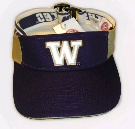 Washington Huskies Mens Adult Vintage 90s Original Visor hat Cap New Ncaa